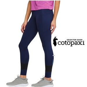 Cotopaxi Cerro Travel Tight XL Maritime Blue Women’s  Leggings With Pockets